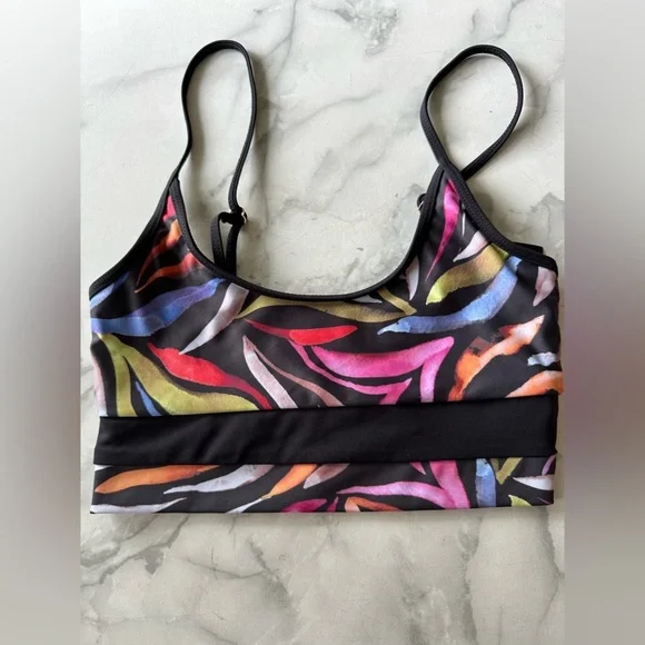 BEACH RIOT BRA EVA TOP WILD STRIPES Size S - Picture 2 of 4